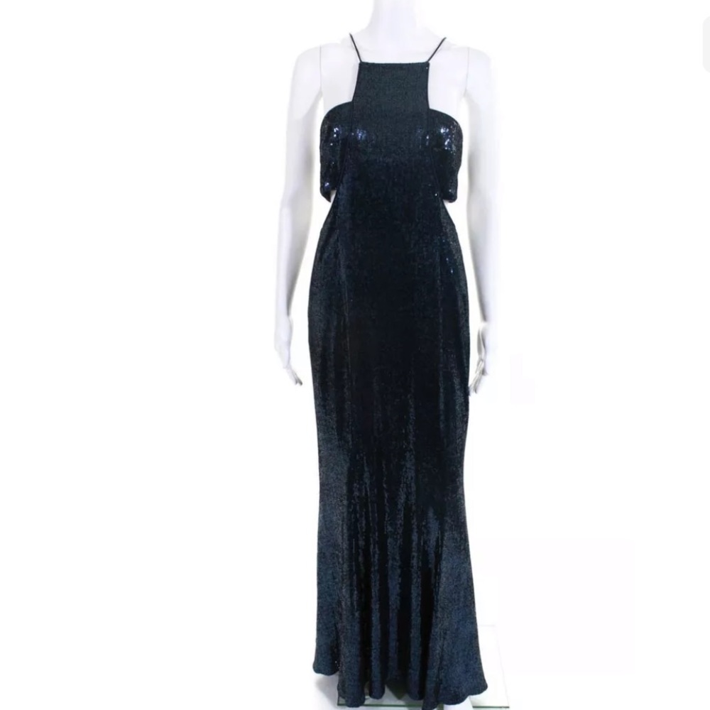 Jay Godfrey Sequin T Overlap Gown - image 1